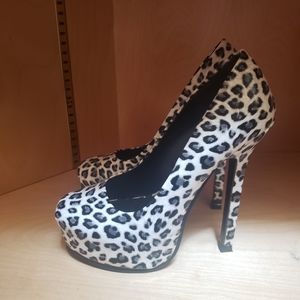 Cheetah print heels